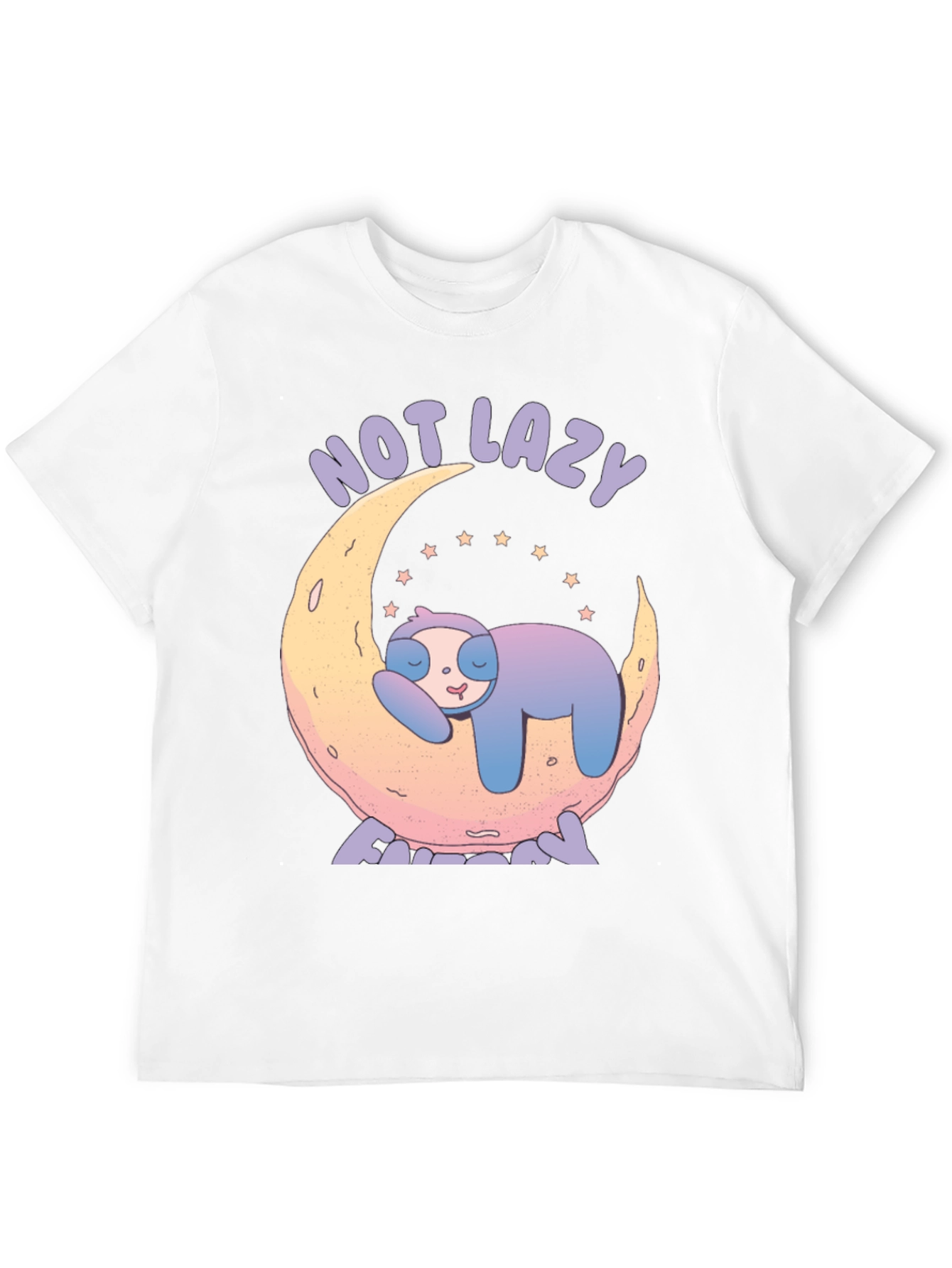 Not Lazy Sloth T-Shirt - Unisex Cotton Tee