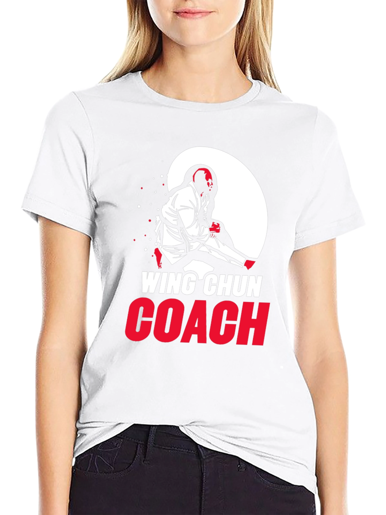 Wing Chun Coach T-Shirt - Martial Arts Design