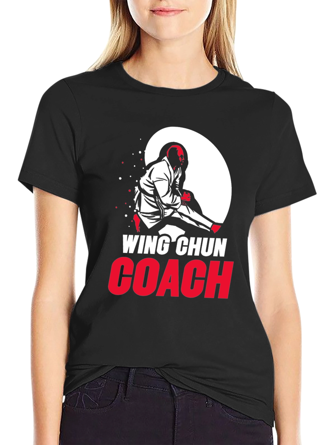 Wing Chun Coach T-Shirt - Martial Arts Design