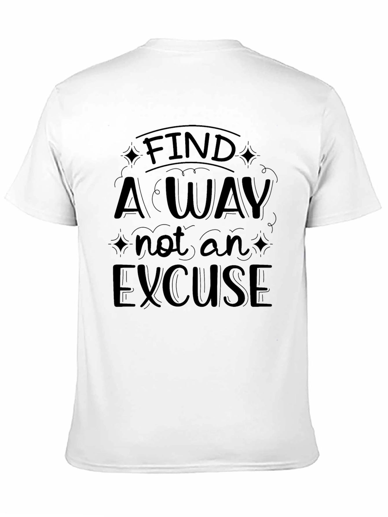 Find A Way Black Graphic T-Shirt
