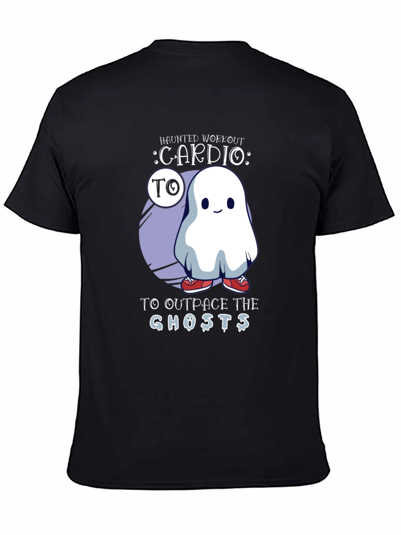 Haunted Workout Ghost T-Shirt Cardio Tee
