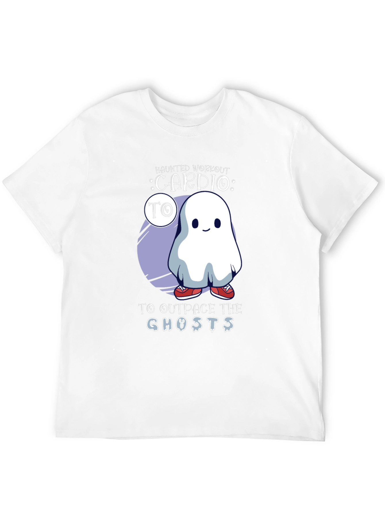 Haunted Workout Ghost T-Shirt Cardio Tee