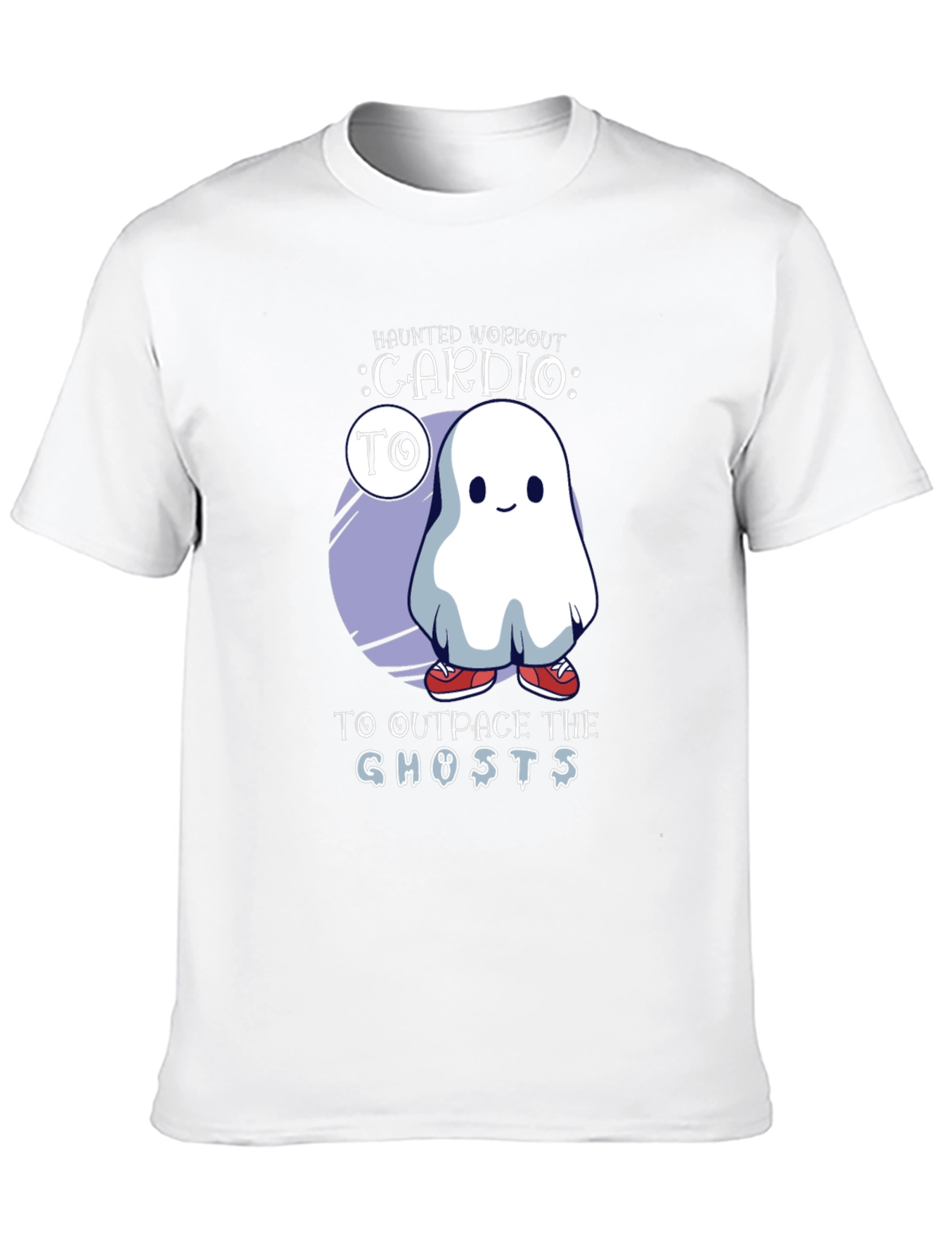 Haunted Workout Ghost T-Shirt Cardio Tee