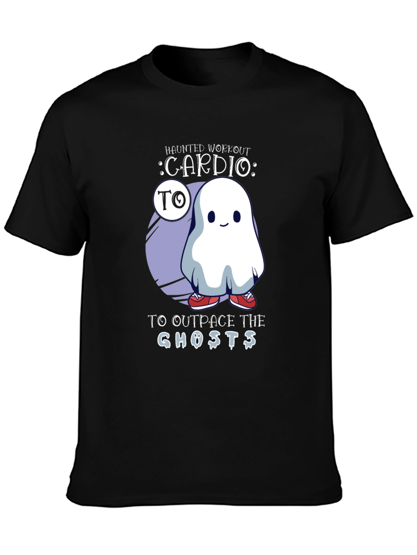 Haunted Workout Ghost T-Shirt Cardio Tee
