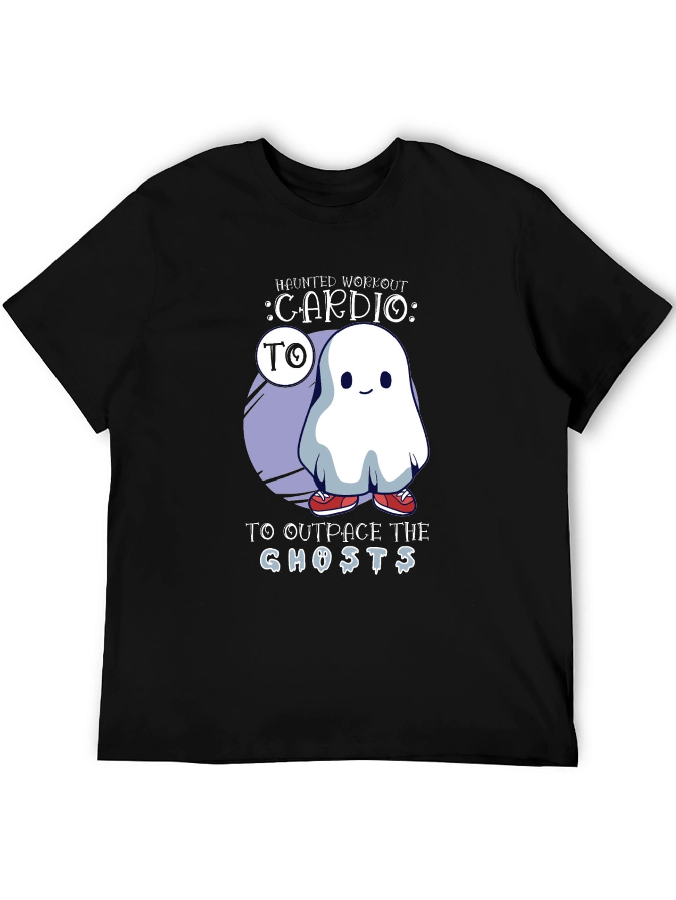 Haunted Workout Ghost T-Shirt Cardio Tee
