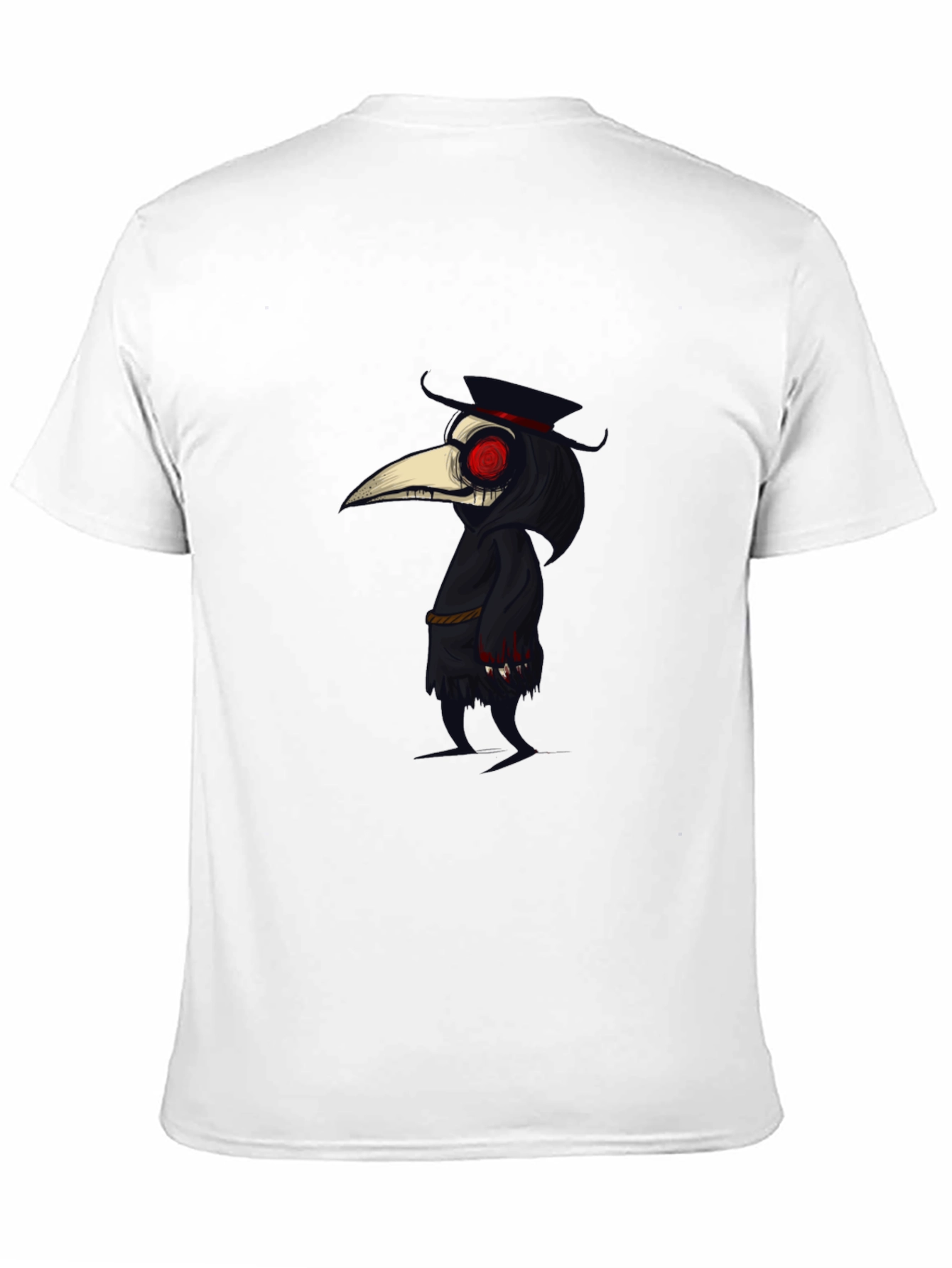 Plague Doctor Graphic Tee - Stylish Gothic Design