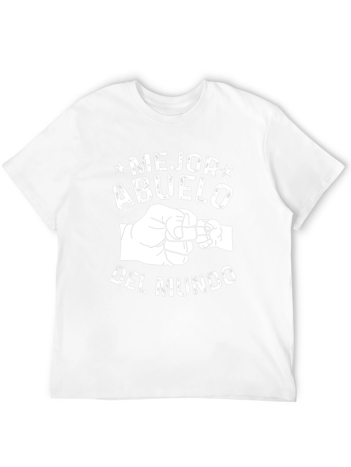 Mejor Abuelo Del Mundo Black T-Shirt