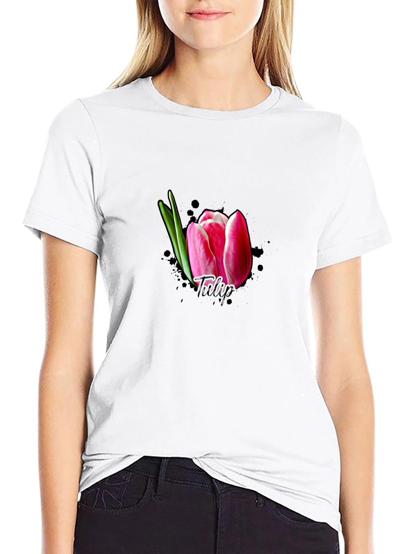 Tulip Graphic Tee - Stylish Mens T-Shirt