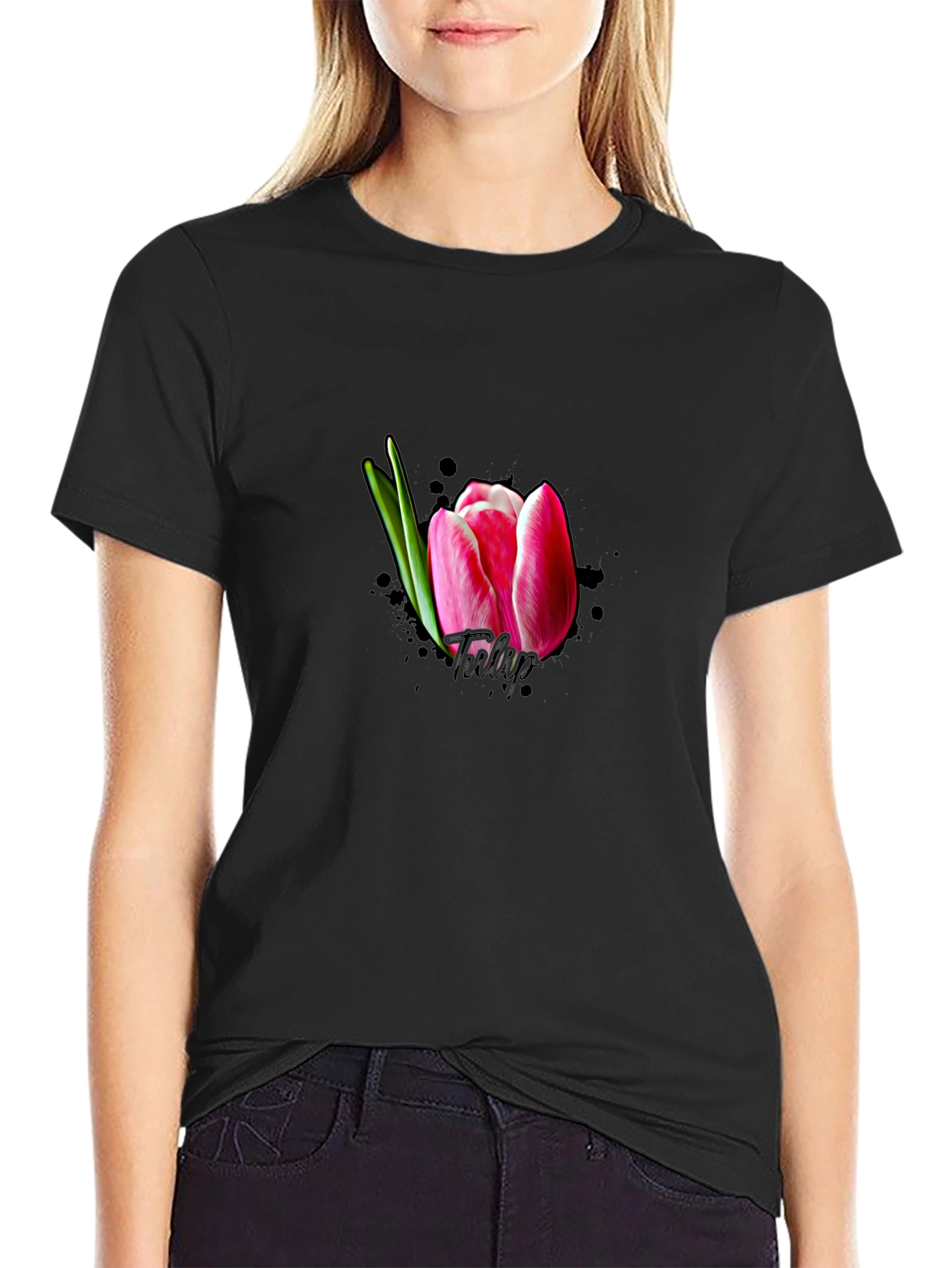 Tulip Graphic Tee - Stylish Mens T-Shirt