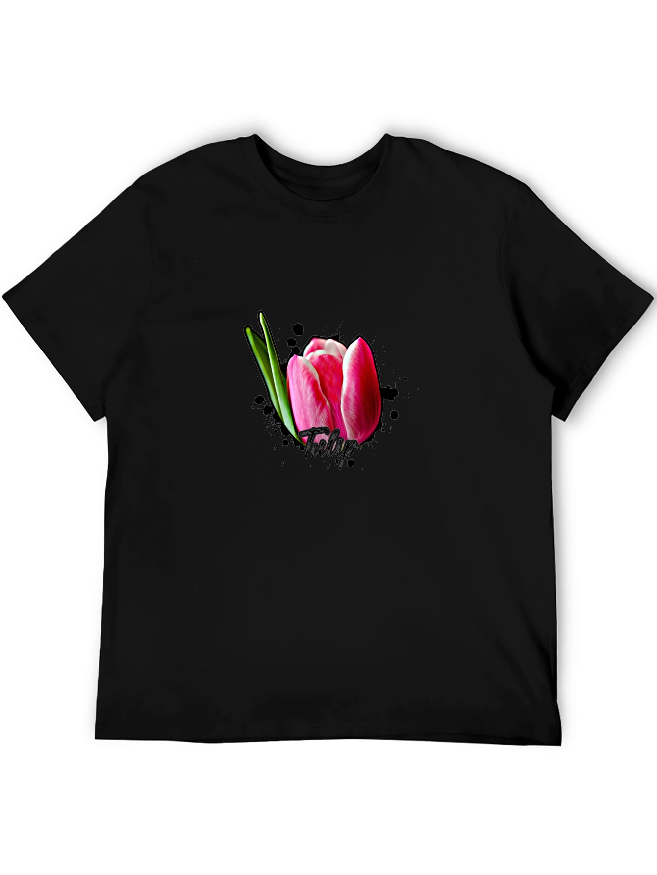 Tulip Graphic Tee - Stylish Mens T-Shirt