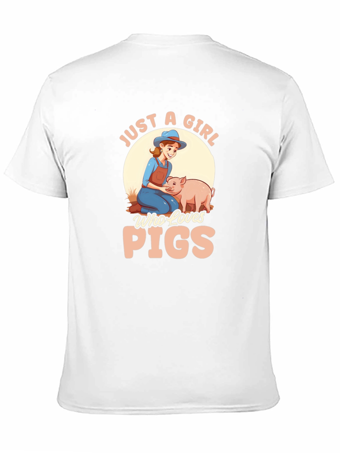 Just A Girl Who Loves Pigs Graphic T-Shirt