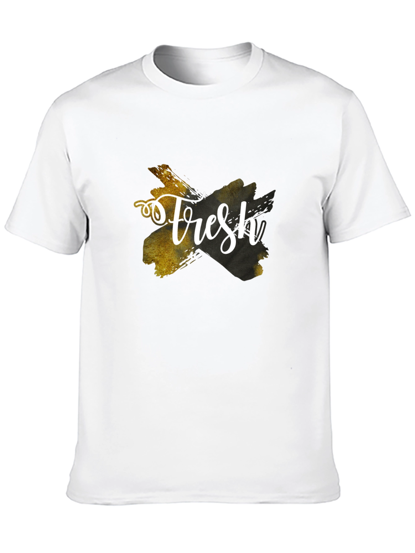 Fresh Graphic Tee - Stylish Black T-Shirt