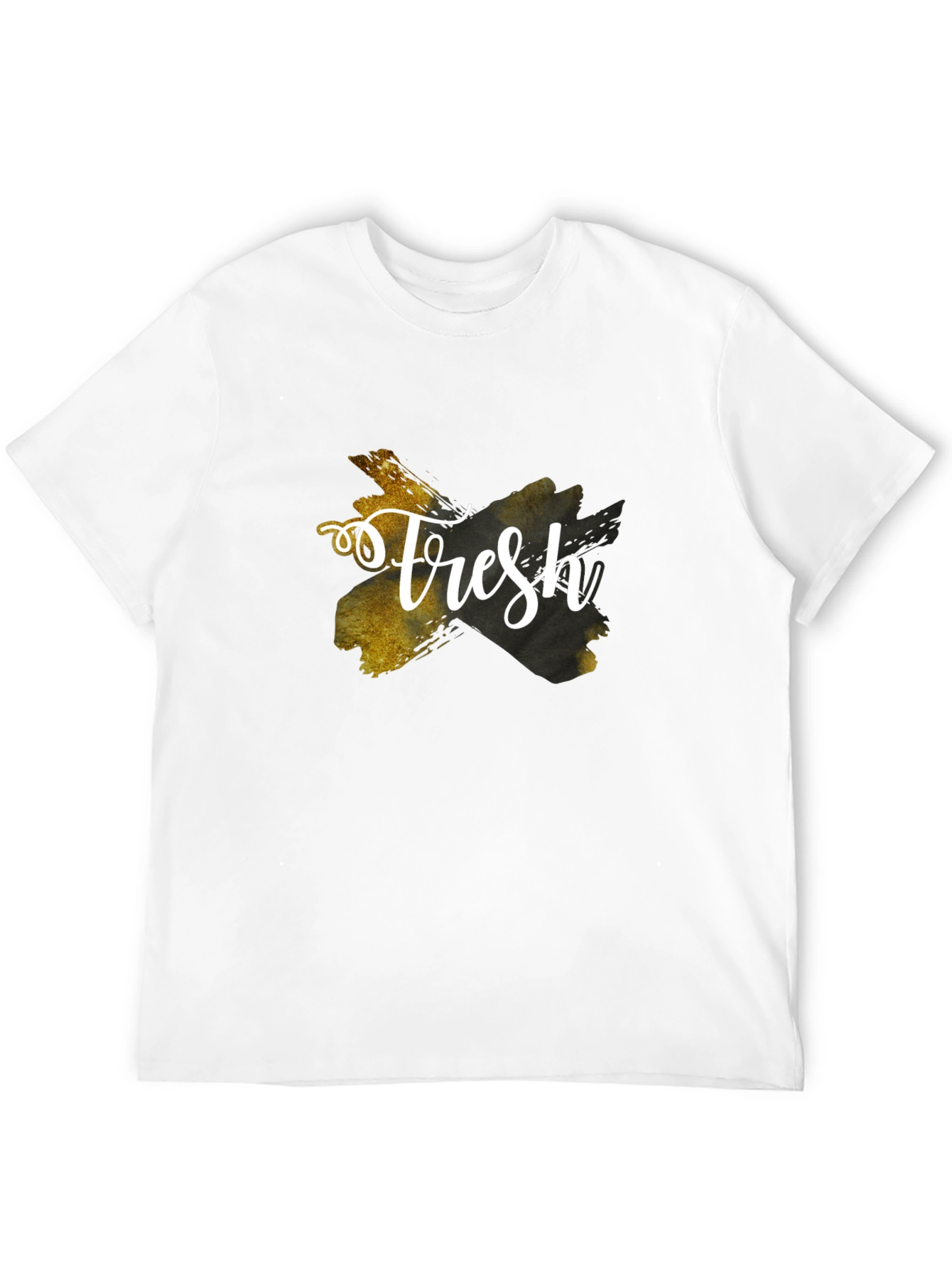 Fresh Graphic Tee - Stylish Black T-Shirt