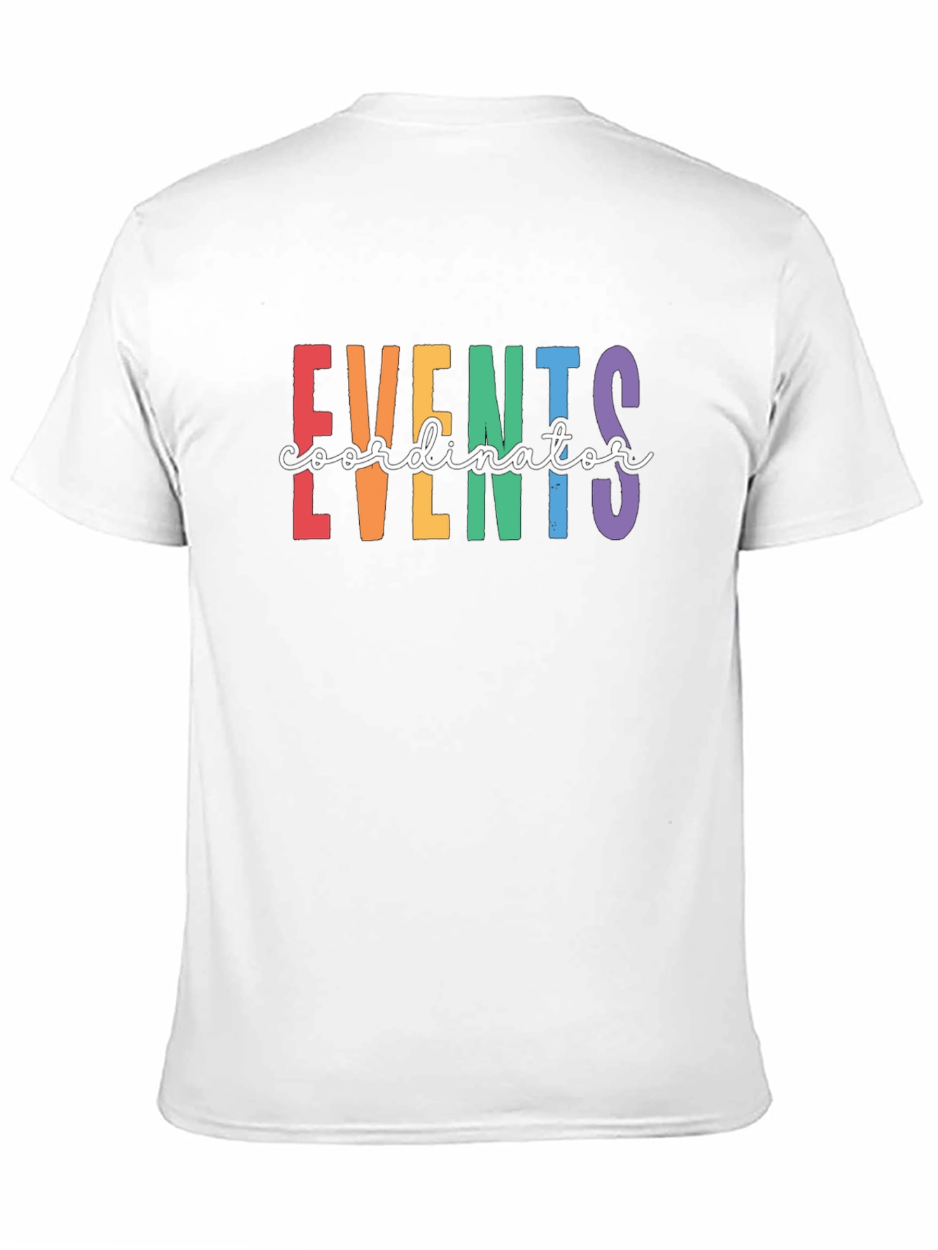 Events Coordinator Rainbow T-Shirt