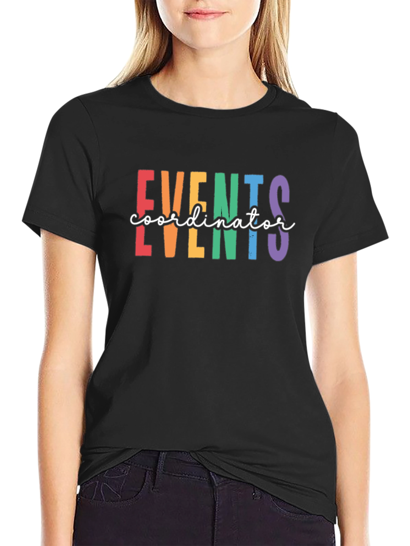 Events Coordinator Rainbow T-Shirt