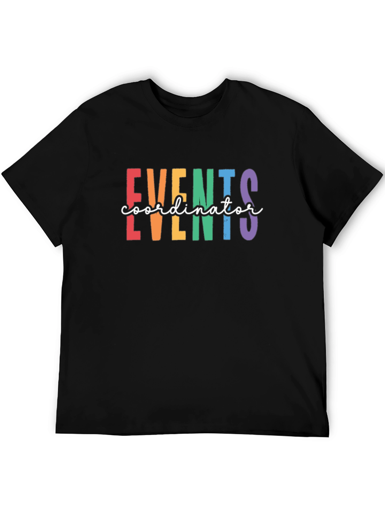 Events Coordinator Rainbow T-Shirt