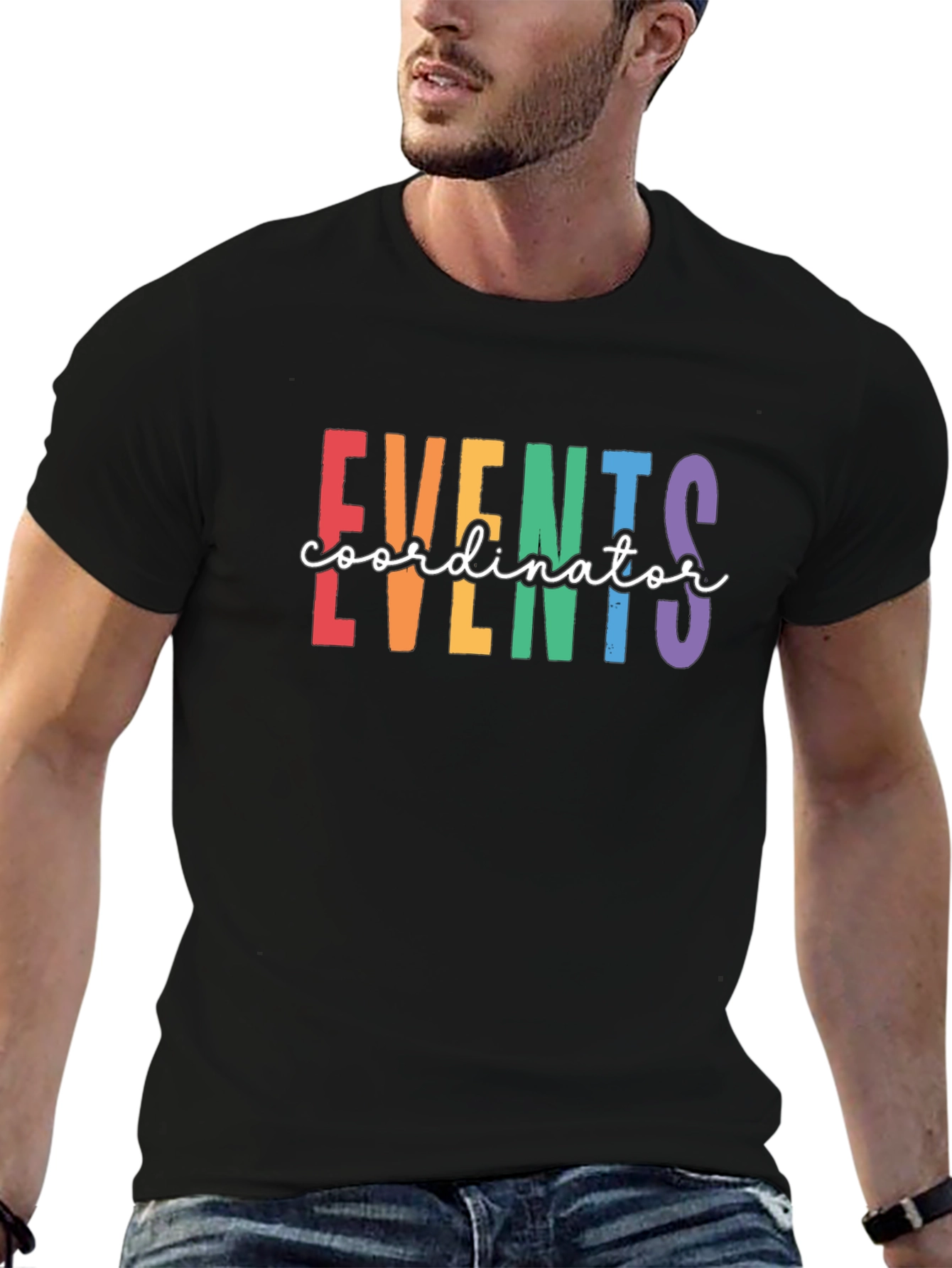 Events Coordinator Rainbow T-Shirt