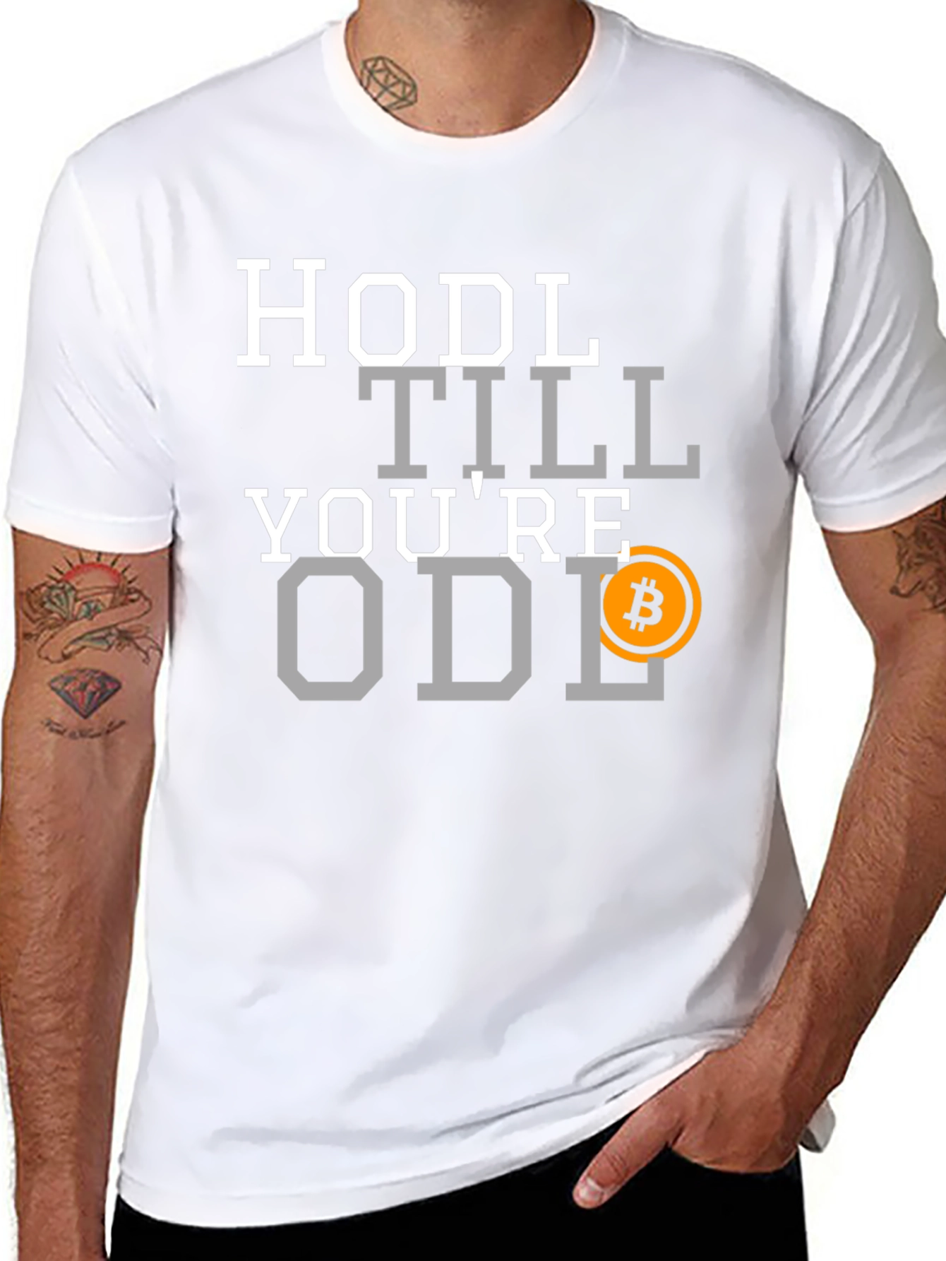 HODL Till Youre Old Bitcoin T-Shirt