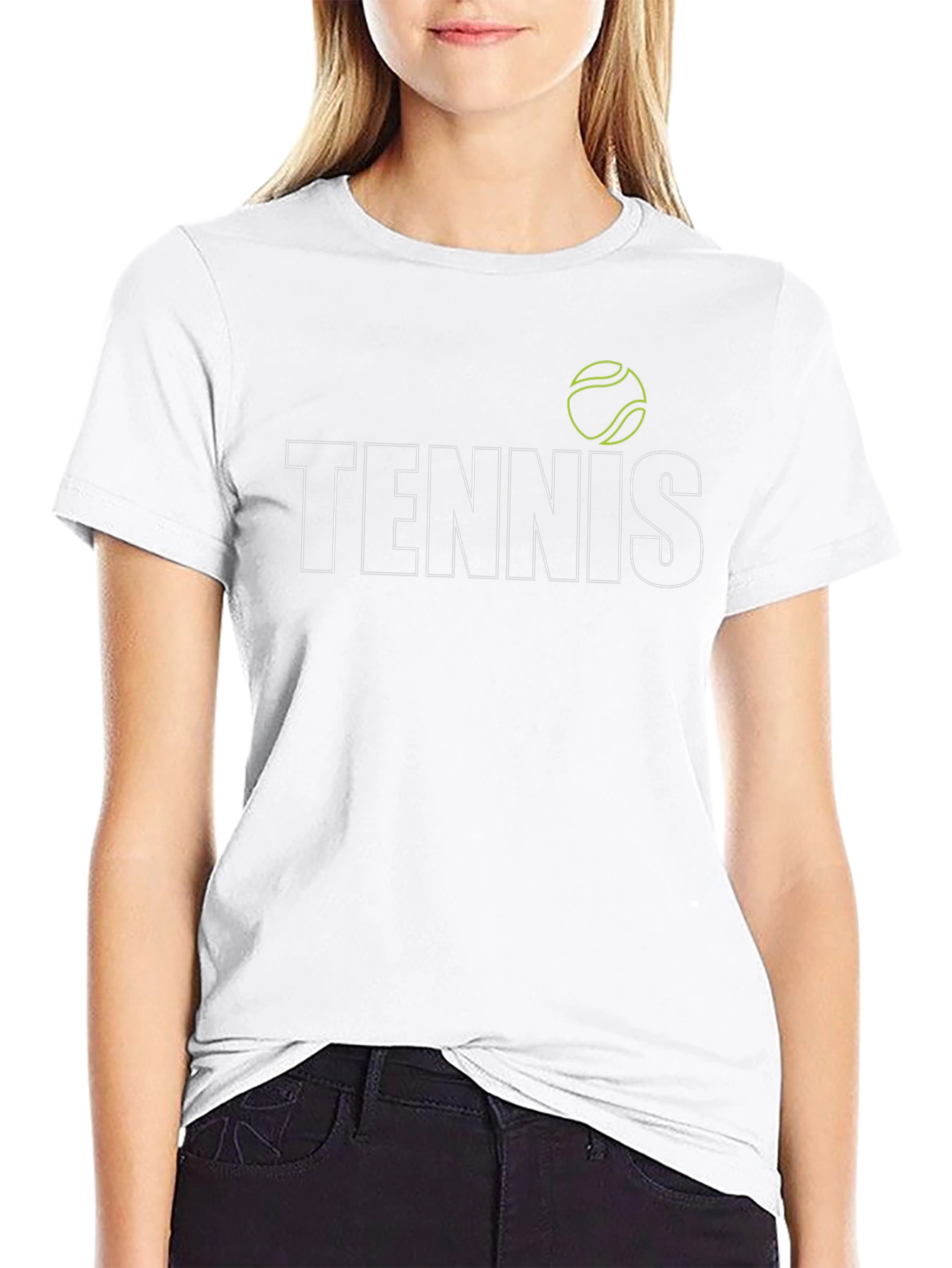 Tennis Graphic Tee - Cool Black Shirt