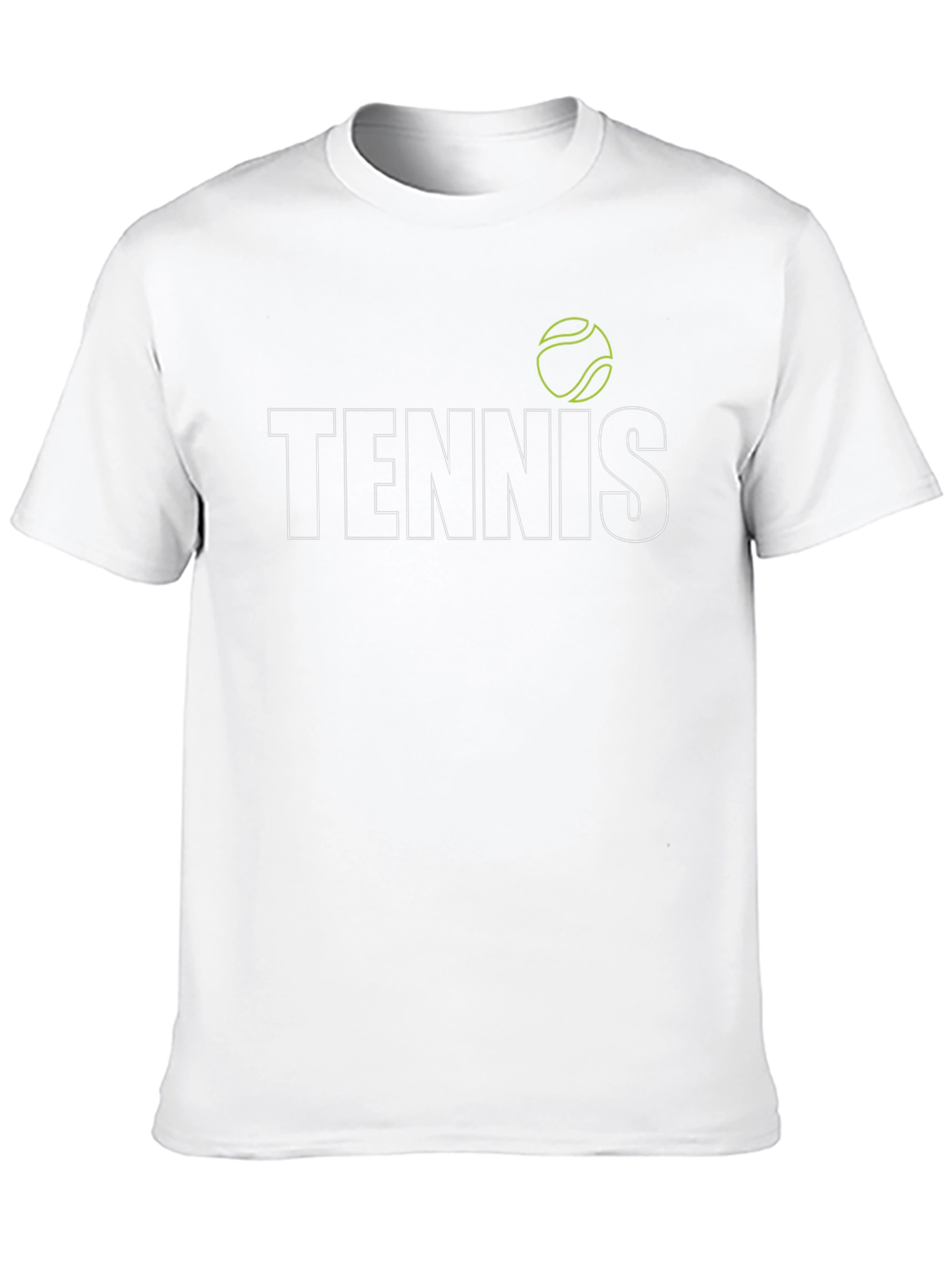 Tennis Graphic Tee - Cool Black Shirt