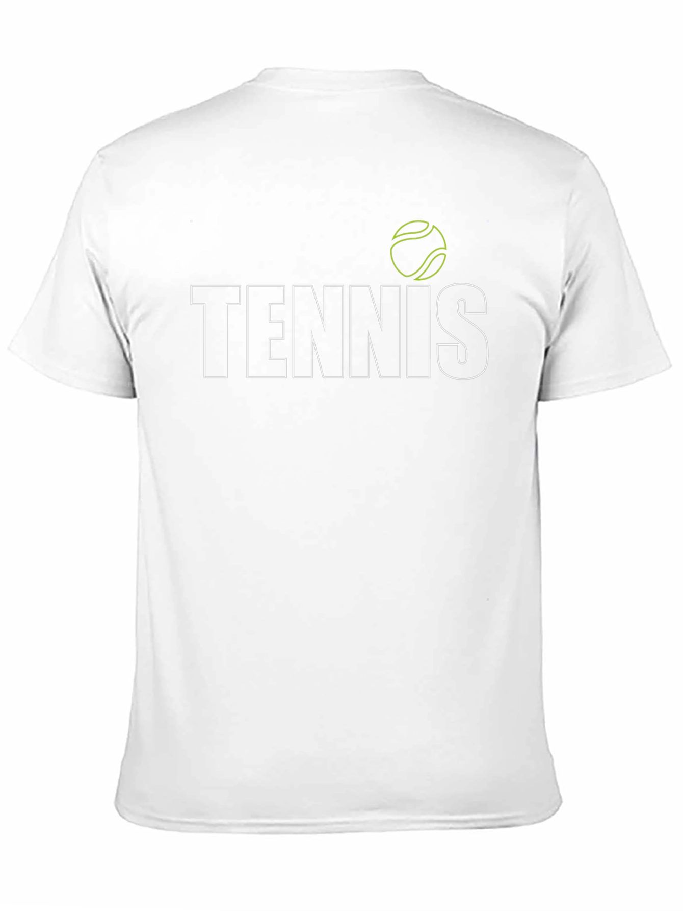 Tennis Graphic Tee - Cool Black Shirt