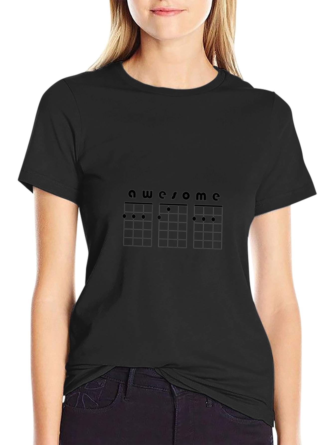 Awesome Ukulele Chord T-Shirt - Musician Style