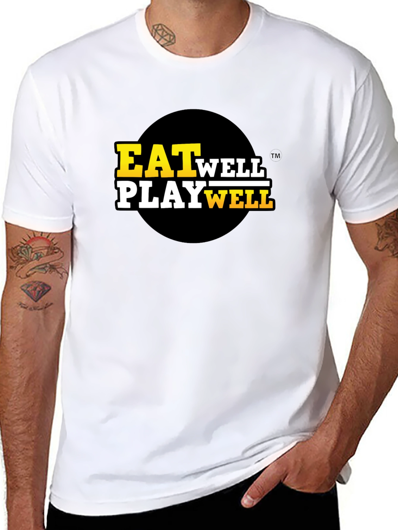 Eat Well Play Well Graphic Tee