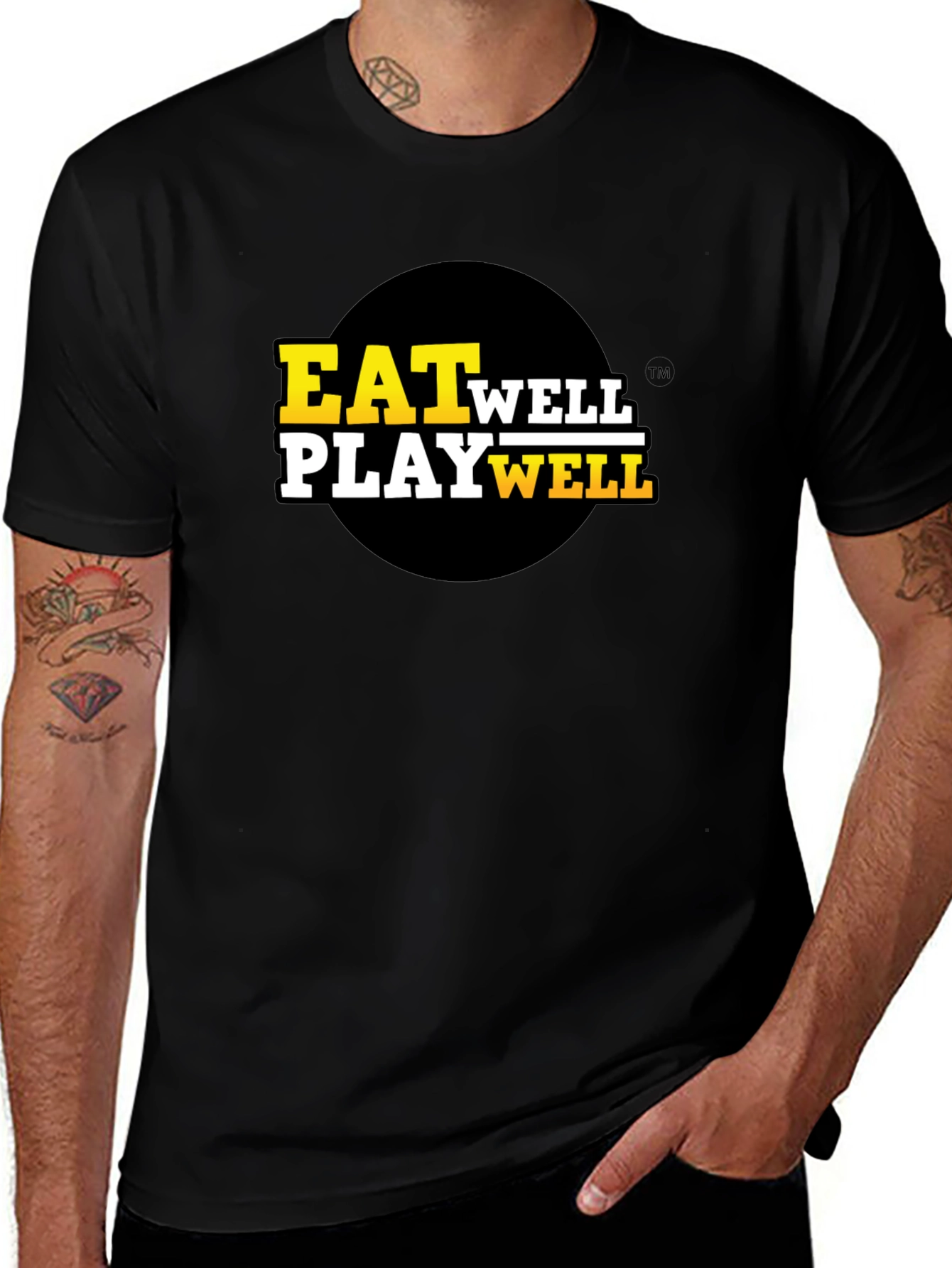 Eat Well Play Well Graphic Tee