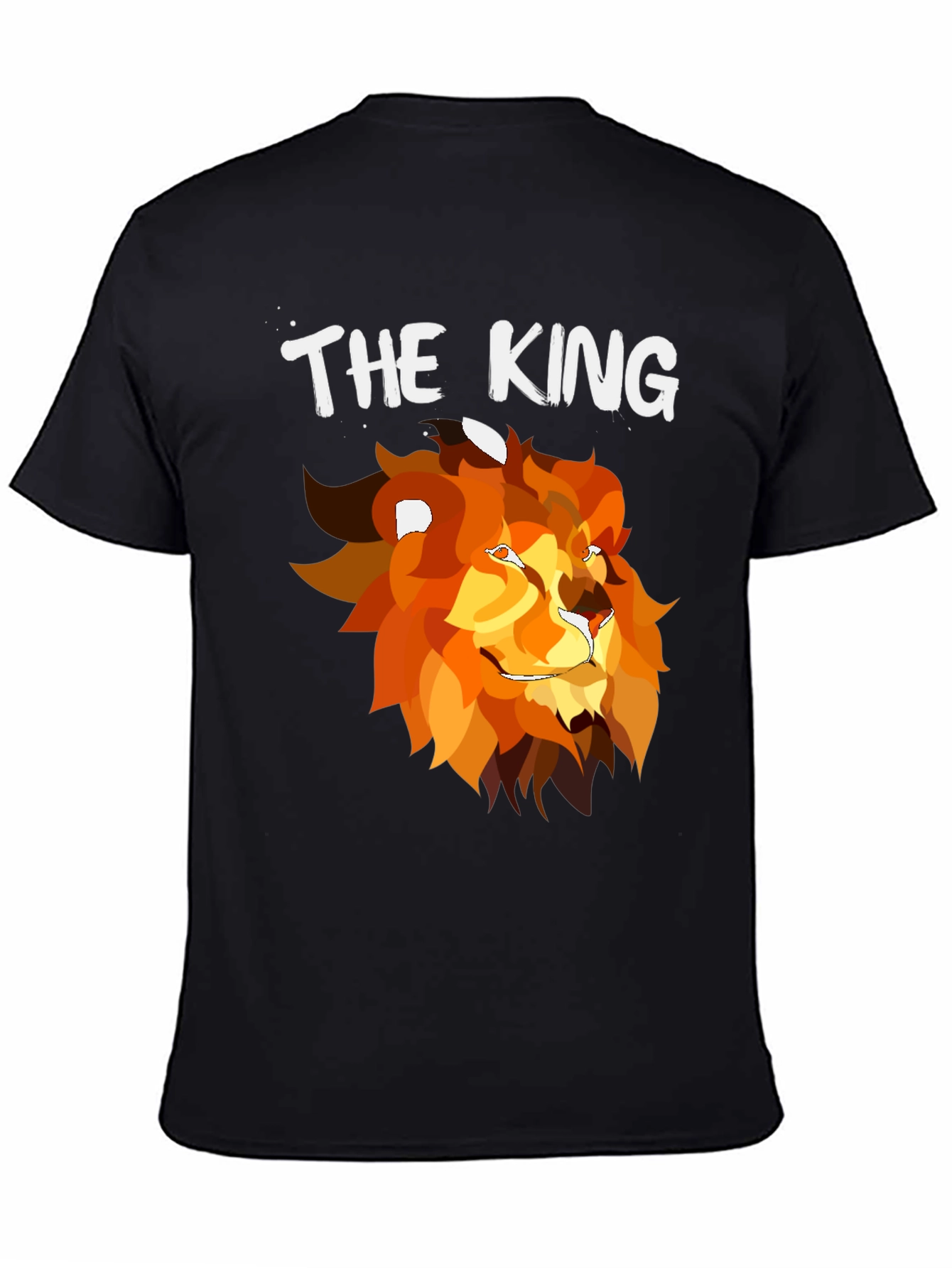 The King Lion Graphic T-Shirt - Black