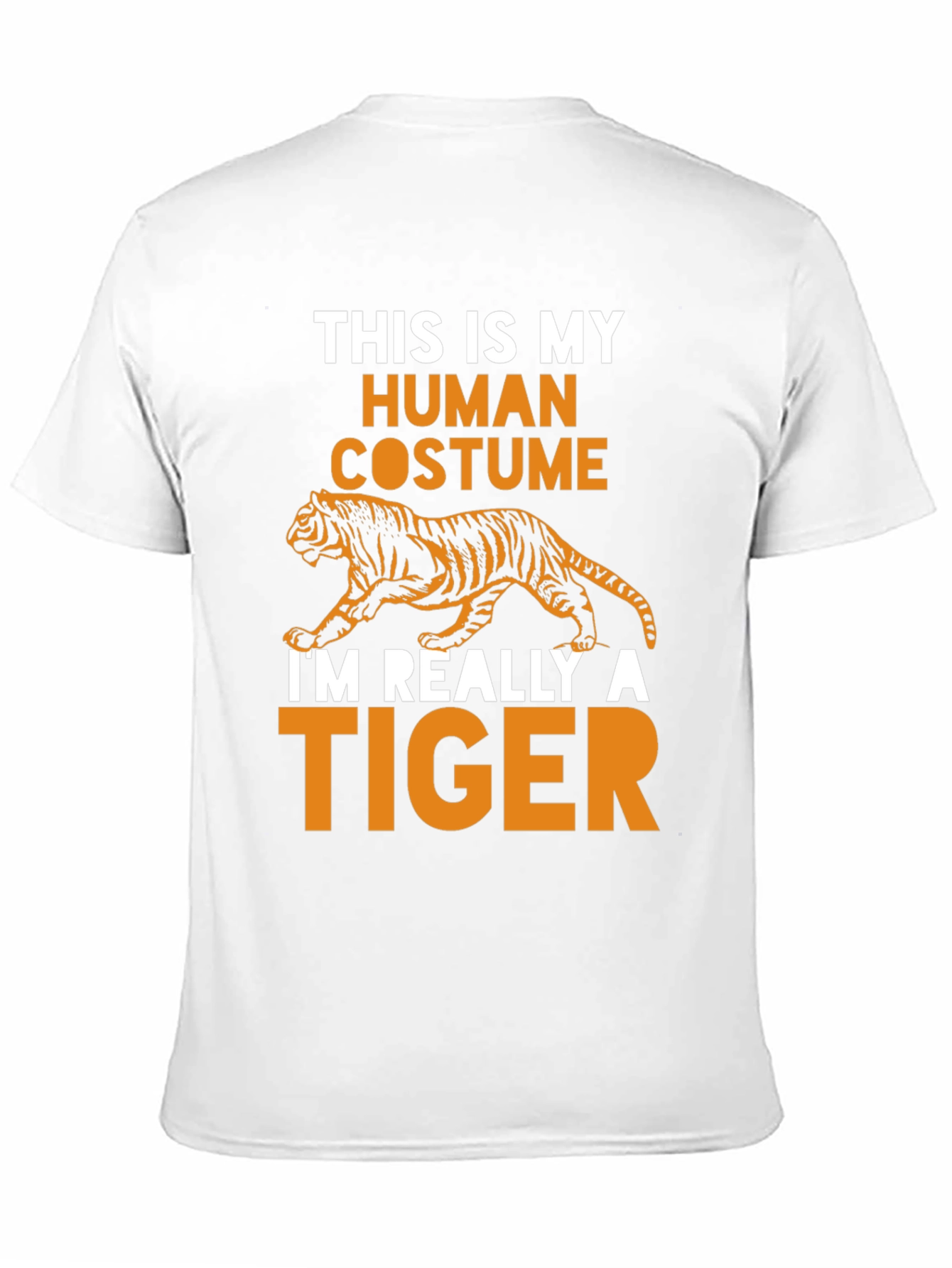 Human Costume Tiger Graphic T-Shirt