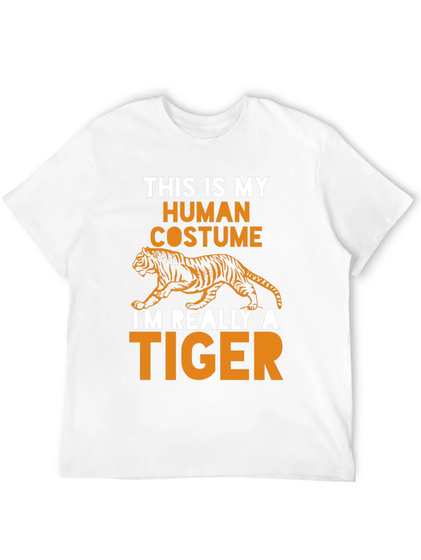 Human Costume Tiger Graphic T-Shirt