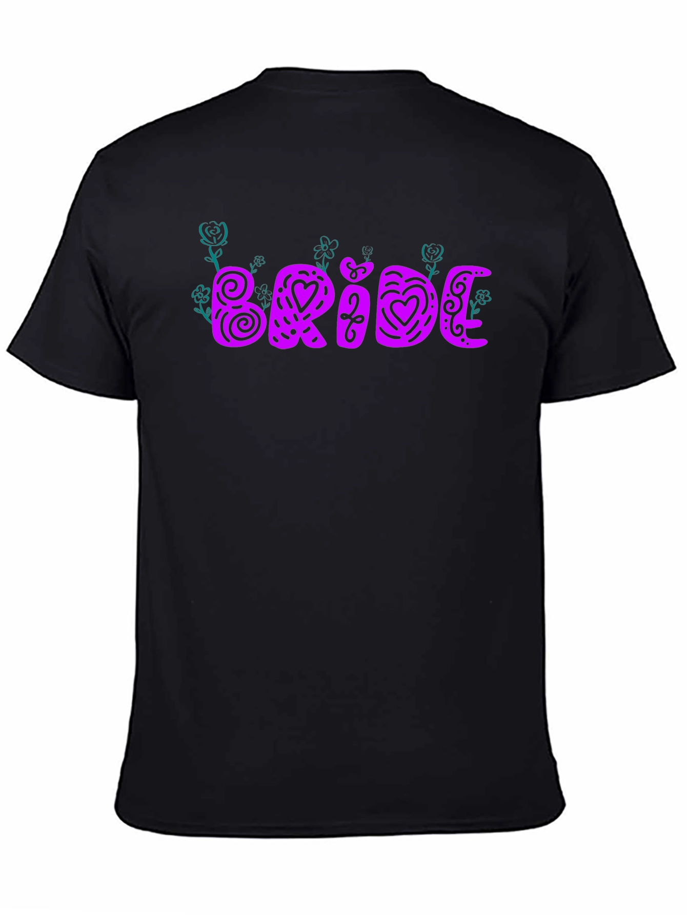 Bride Tee - Floral Heart Design