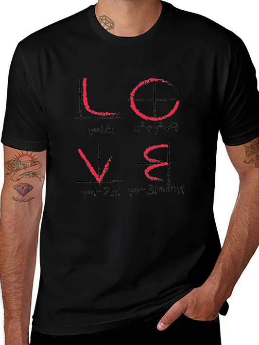 Math Love Equations T-Shirt - Science Design