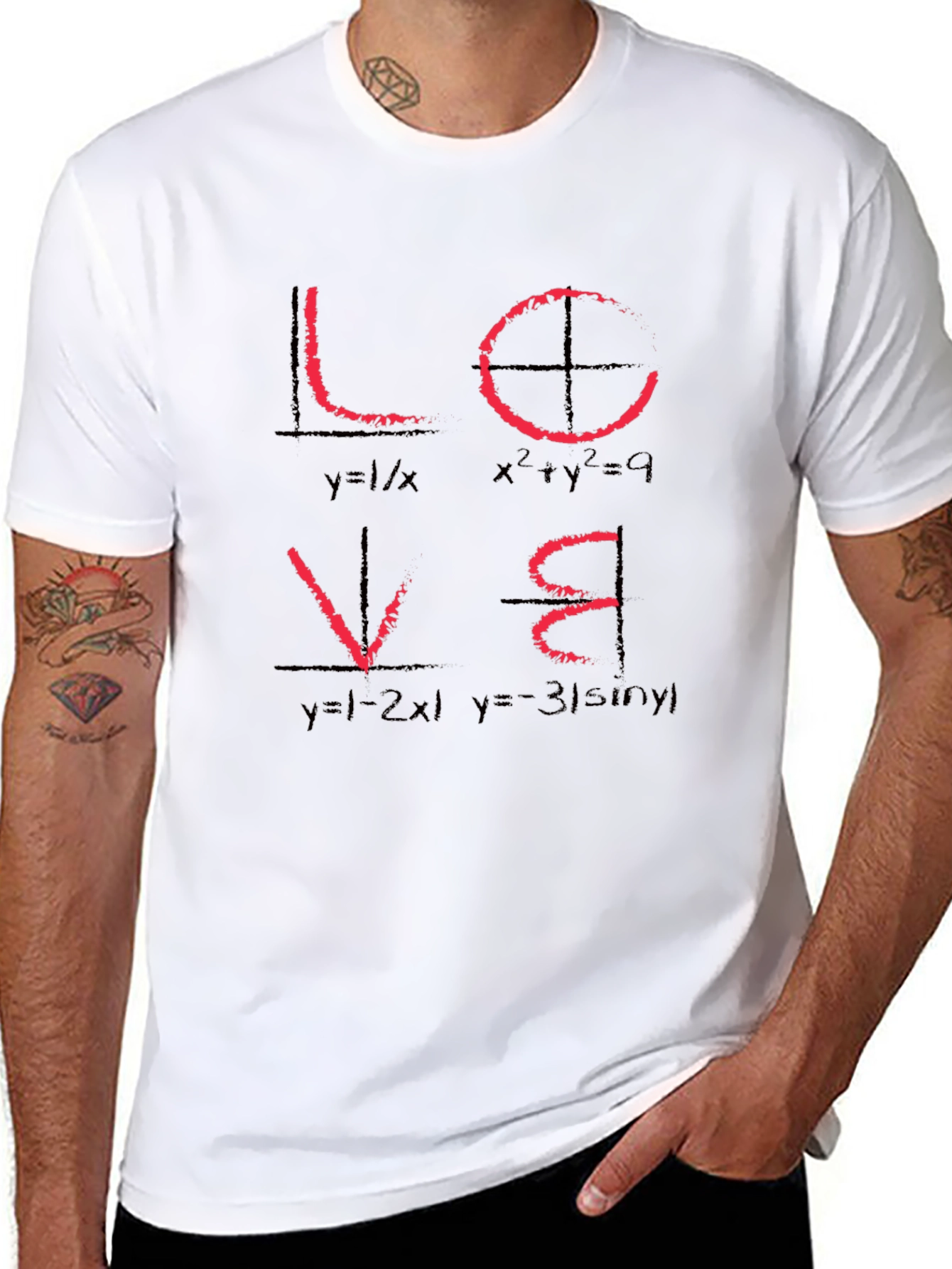 Math Love Equations T-Shirt - Science Design