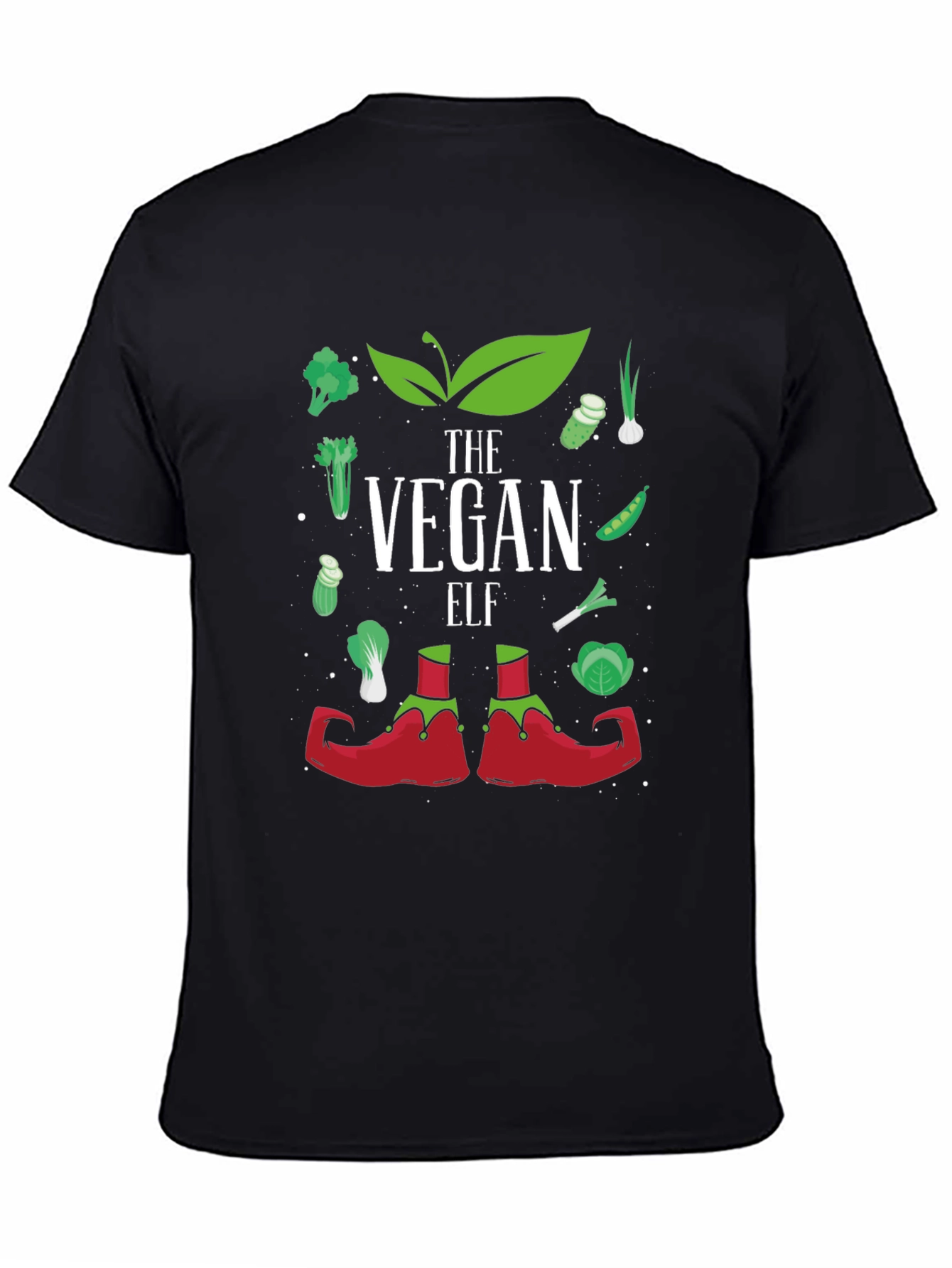 Vegan Elf T-Shirt - Holiday Vegan Apparel