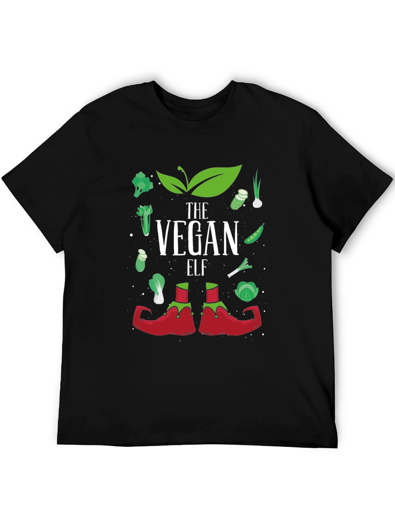 Vegan Elf T-Shirt - Holiday Vegan Apparel