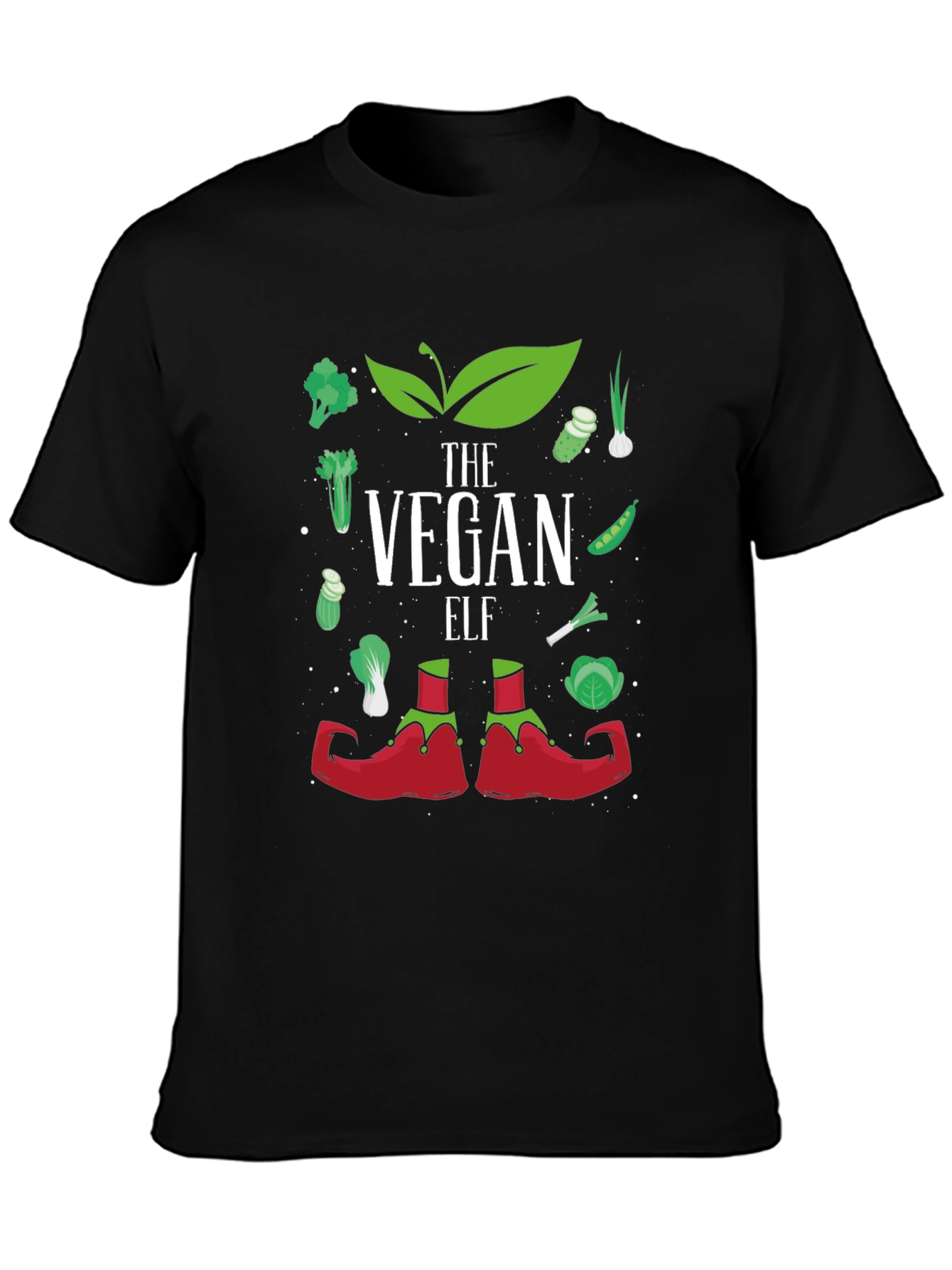 Vegan Elf T-Shirt - Holiday Vegan Apparel