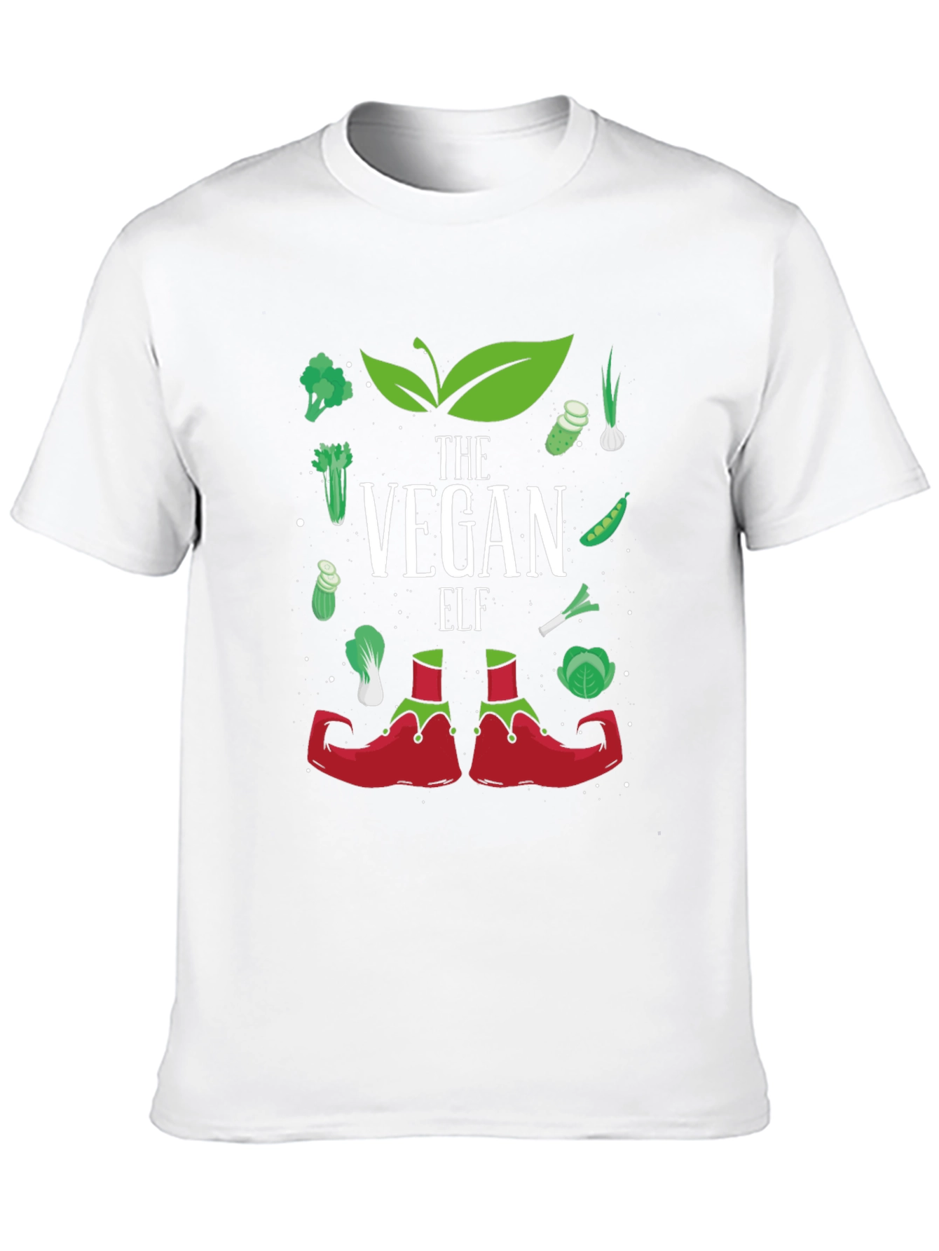 Vegan Elf T-Shirt - Holiday Vegan Apparel