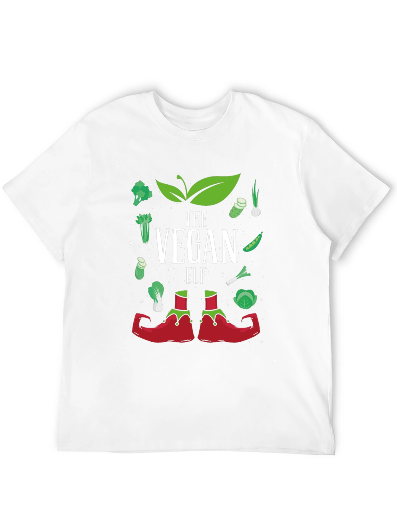Vegan Elf T-Shirt - Holiday Vegan Apparel