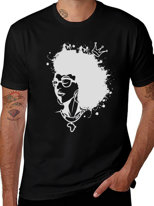 Black History Month Afro Queen T-Shirt