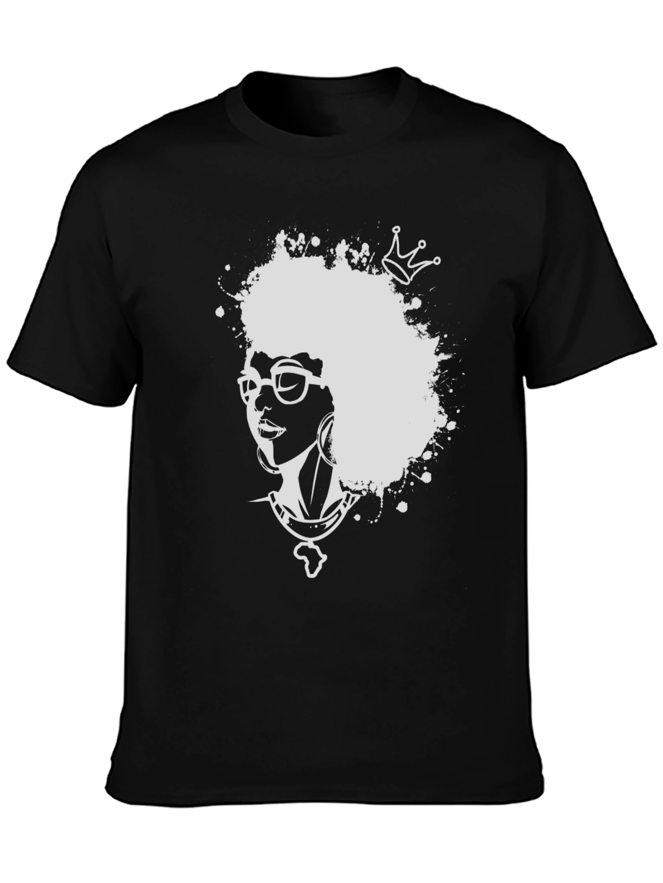 Black History Month Afro Queen T-Shirt