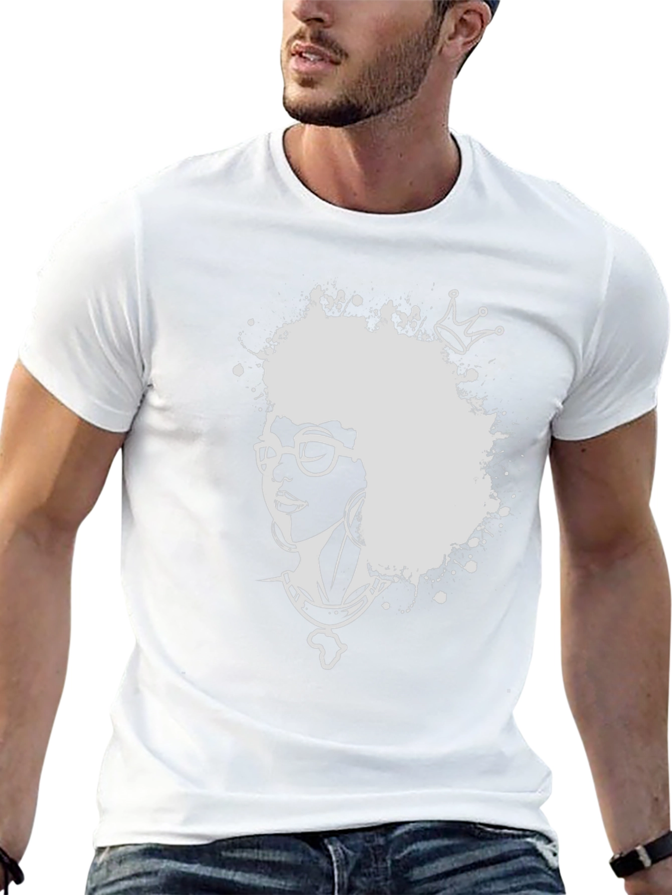 Black History Month Afro Queen T-Shirt