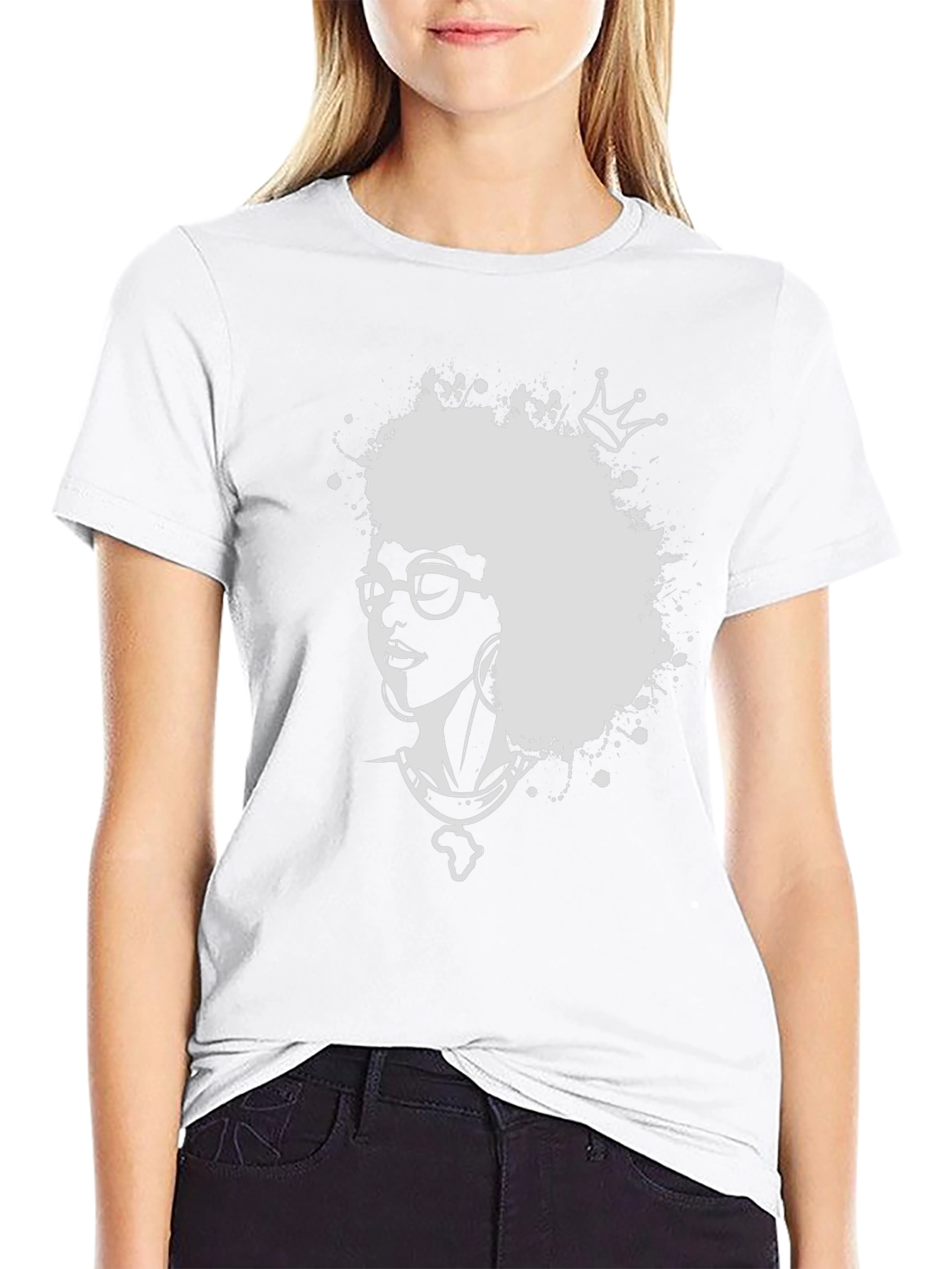 Black History Month Afro Queen T-Shirt
