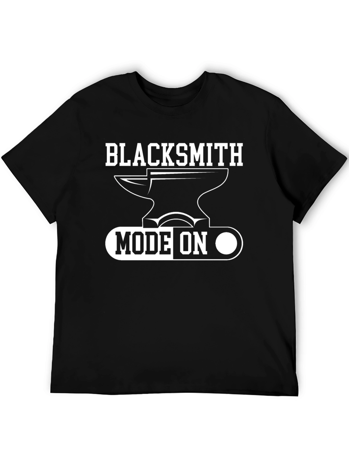 Blacksmith Mode On Graphic Tee - Black