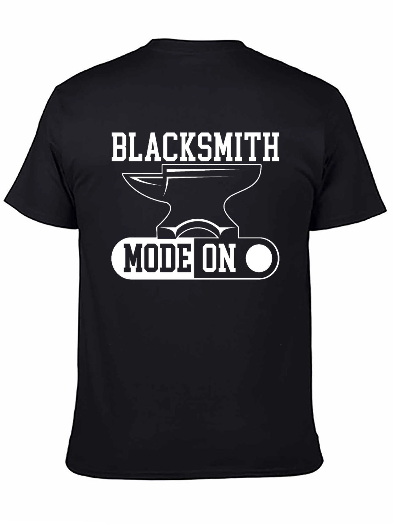 Blacksmith Mode On Graphic Tee - Black