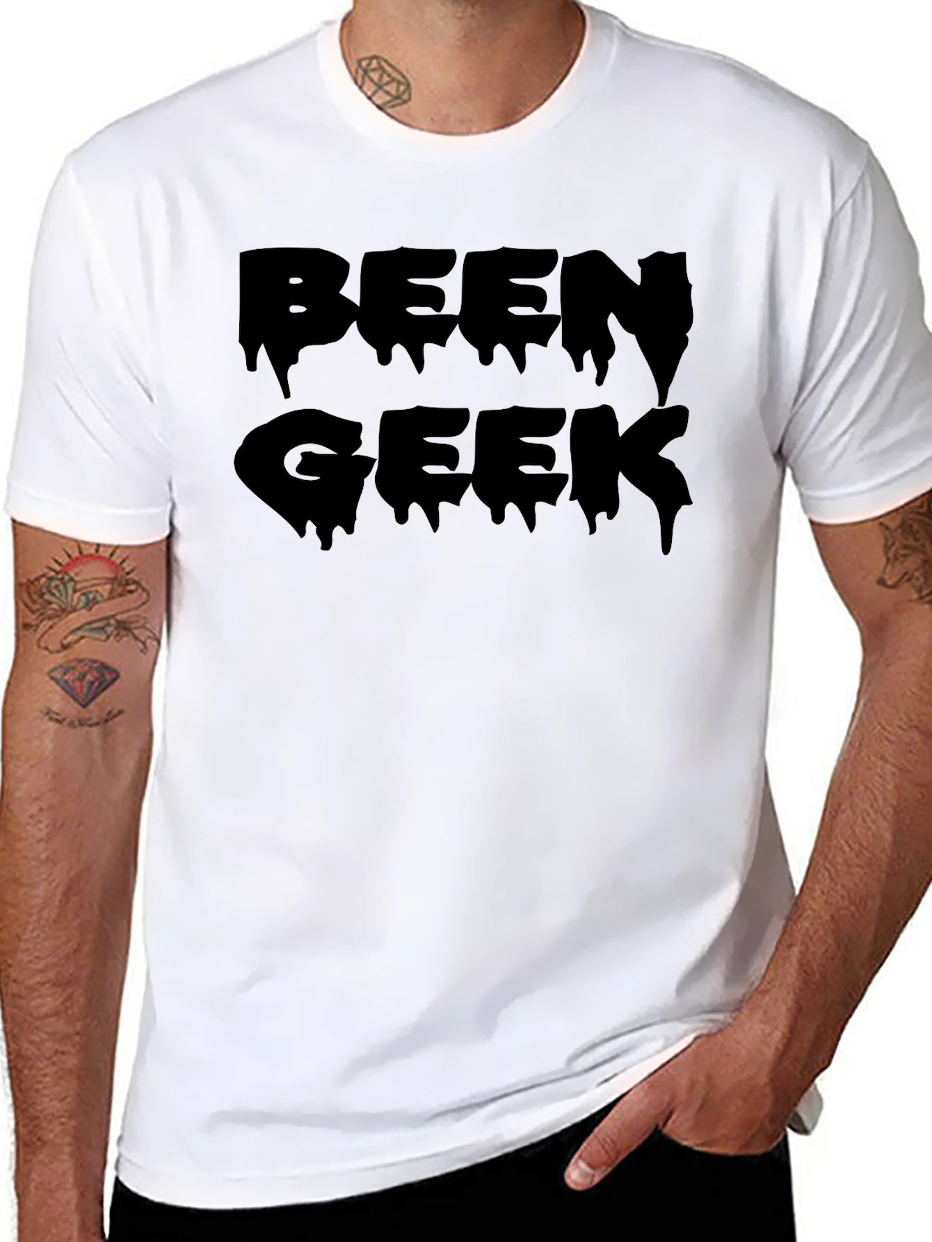 Been Geek Black Graphic Tee