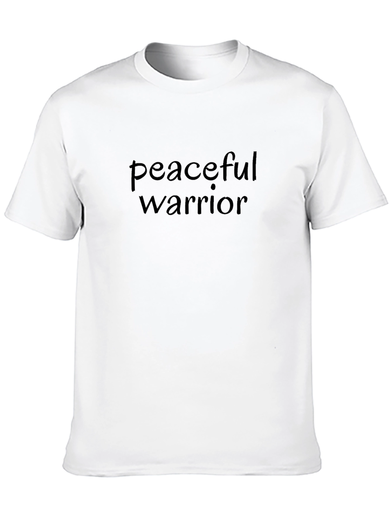Peaceful Warrior Black Graphic Tee