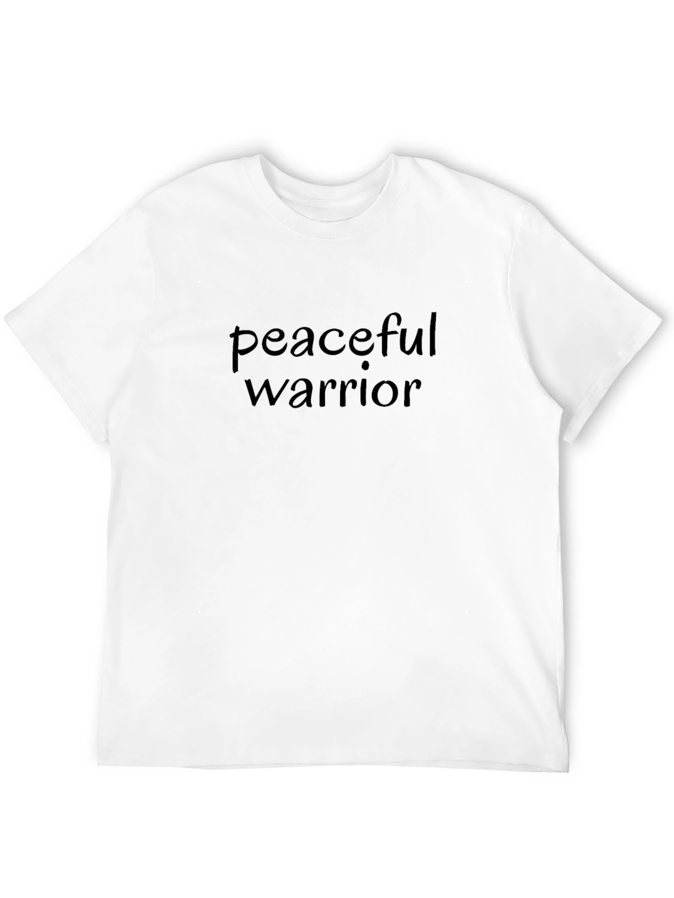 Peaceful Warrior Black Graphic Tee