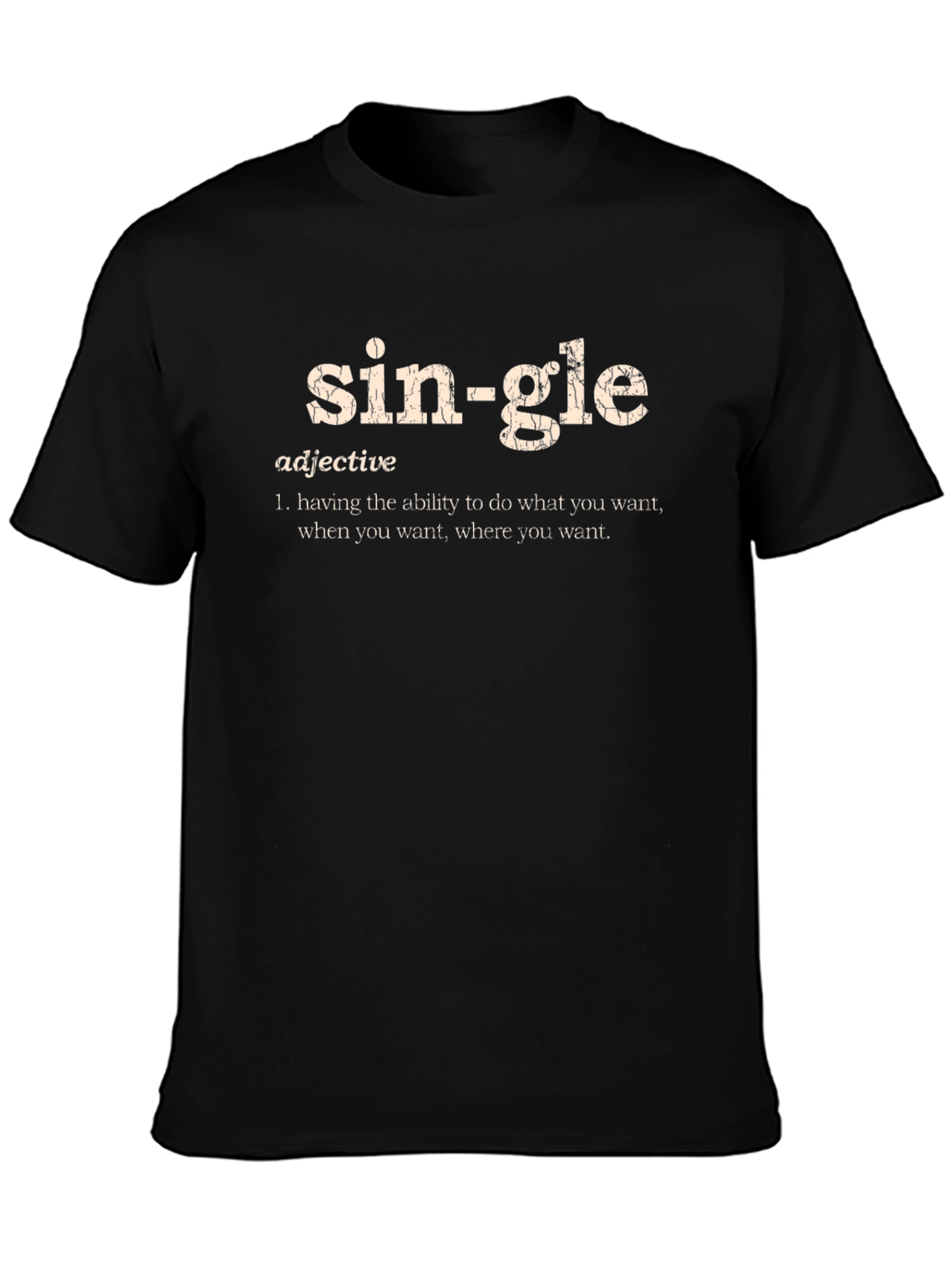 Single Definition Graphic Tee - Freedom & Independence