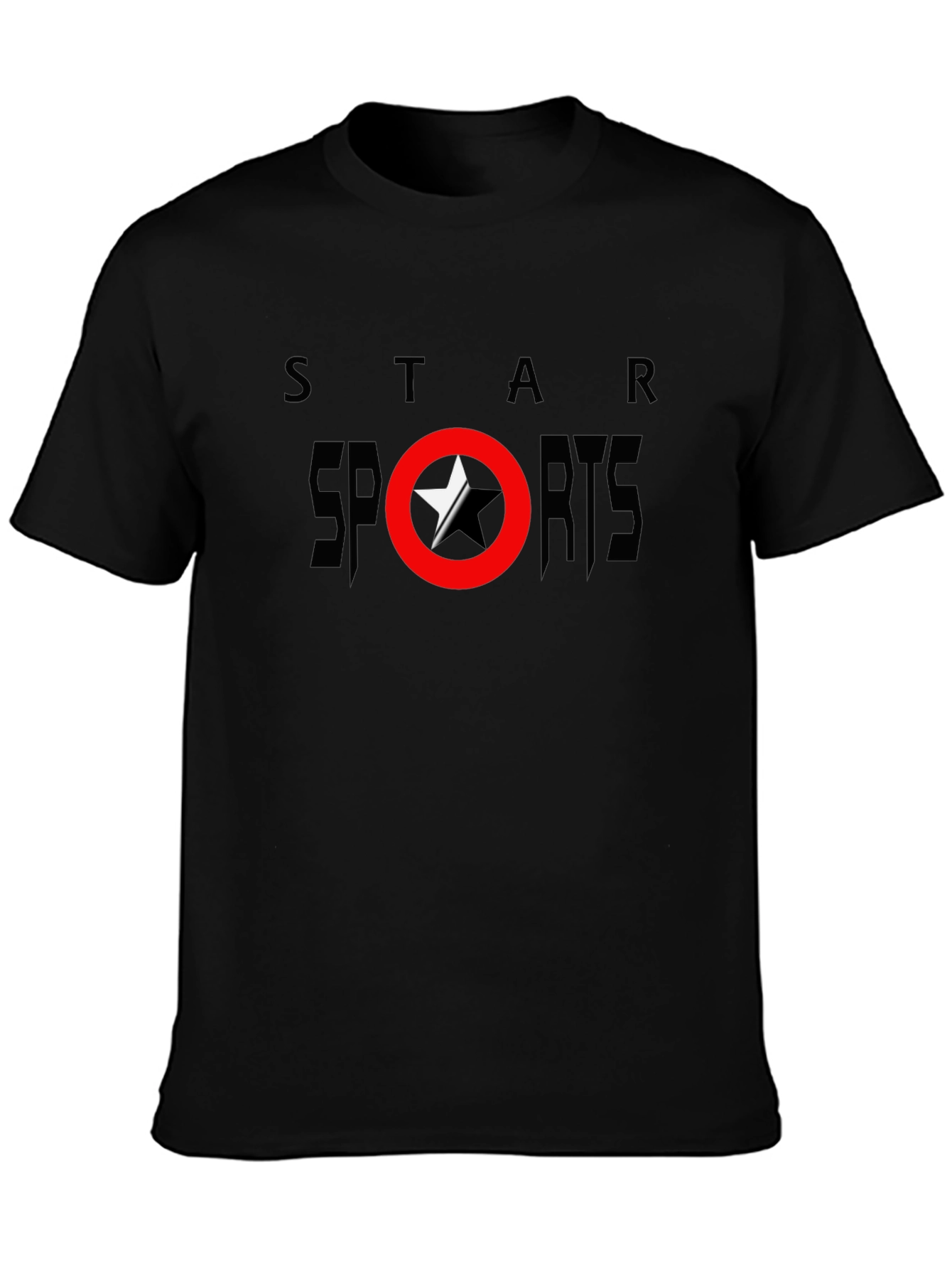 Star Sports Black T-Shirt